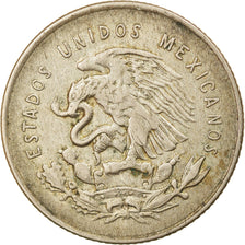 Coin, Mexico, 25 Centavos, 1950, Mexico City, EF(40-45), Silver, KM:443