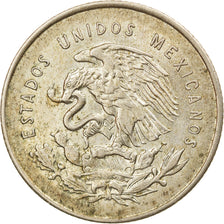 Moneda, México, 25 Centavos, 1953, Mexico City, MBC, Plata, KM:443