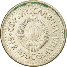 Coin, Yugoslavia, 2 Dinara, 1991, VF(30-35), Copper-Nickel-Zinc, KM:143