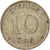 Moneta, Svezia, Gustaf V, 10 Öre, 1941, BB, Argento, KM:780