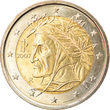 Italy, 2 Euro, 2007, Rome, MS(63), Bi-Metallic, KM:217