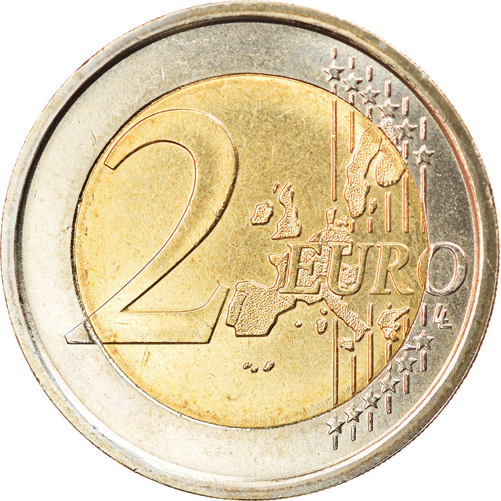 Italy, 2 Euro, 2007, Rome, MS(63), Bi-Metallic, KM:217