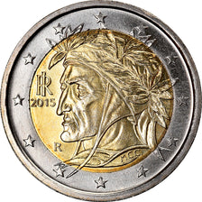 Italy, 2 Euro, 2015, MS(63), Bi-Metallic, KM:New