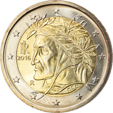Italy, 2 Euro, 2016, MS(63), Bi-Metallic, KM:New