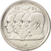 Belgium, 100 Francs, 100 Frank, 1951, EF(40-45), Silver, KM:139.1