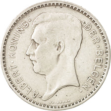 Belgium, 20 Francs, 20 Frank, 1934, EF(40-45), Silver, KM:104.1