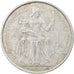 Moneda, OCEANÍA FRANCESA, 5 Francs, 1952, BC+, Aluminio, KM:4