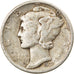 Coin, United States, Mercury Dime, Dime, 1937, U.S. Mint, Philadelphia