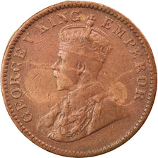 Coin, INDIA-BRITISH, George V, 1/4 Anna, 1936, Bombay, EF(40-45), Bronze, KM:512
