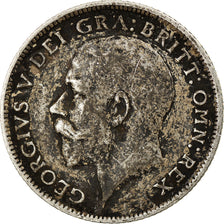 Coin, Great Britain, George V, 6 Pence, 1918, VF(30-35), Silver, KM:815