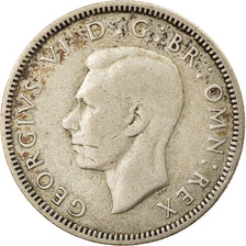Coin, Great Britain, George VI, Shilling, 1944, EF(40-45), Silver, KM:853