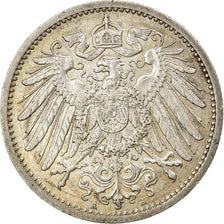 Coin, GERMANY - EMPIRE, Wilhelm II, Mark, 1914, Berlin, AU(50-53), Silver, KM:14