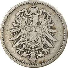 Coin, GERMANY - EMPIRE, Wilhelm I, Mark, 1875, Berlin, VF(30-35), Silver, KM:7