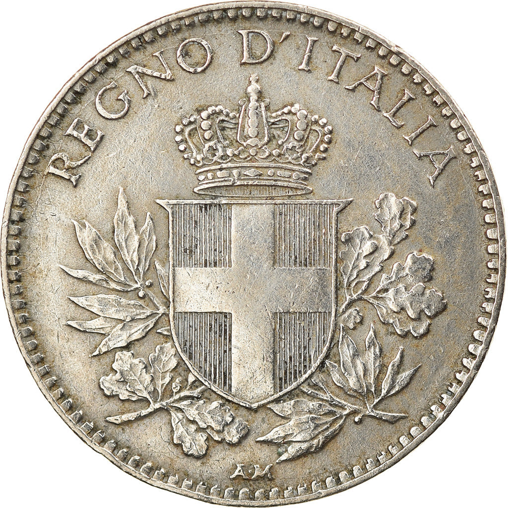 Coin, Italy, Vittorio Emanuele III, 20 Centesimi, 1918, Rome, AU(50-53)