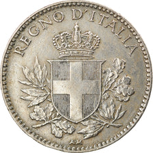 Coin, Italy, Vittorio Emanuele III, 20 Centesimi, 1918, Rome, AU(50-53)