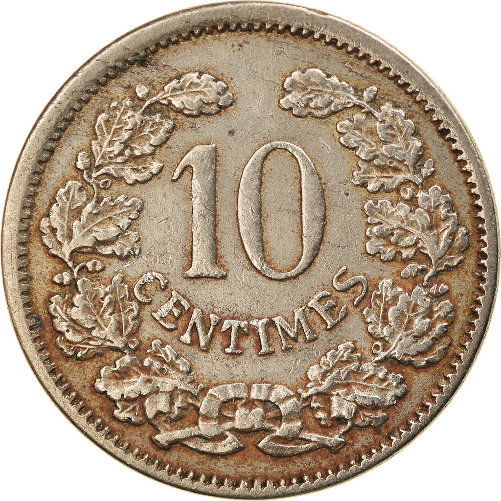 Coin, Luxembourg, Adolphe, 10 Centimes, 1901, AU(50-53), Copper-nickel, KM:25