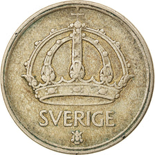 Coin, Sweden, Gustaf V, 50 Öre, 1950, EF(40-45), Silver, KM:817