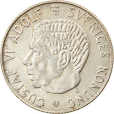 Coin, Sweden, Gustaf VI, Krona, 1963, EF(40-45), Silver, KM:826