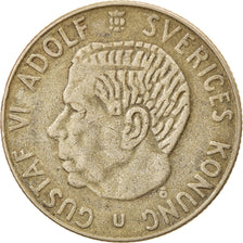 Coin, Sweden, Gustaf VI, Krona, 1963, EF(40-45), Silver, KM:826