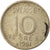 Coin, Sweden, Gustaf VI, 10 Öre, 1961, EF(40-45), Silver, KM:823