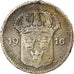 Coin, Sweden, Gustaf V, 10 Öre, 1916, VF(20-25), Silver, KM:780