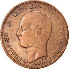Coin, Greece, George I, 5 Lepta, 1882, VF(30-35), Copper, KM:54