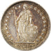 Coin, Switzerland, 1/2 Franc, 1920, Bern, AU(50-53), Silver, KM:23