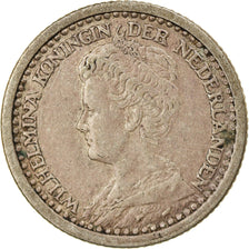 Coin, Netherlands, Wilhelmina I, 10 Cents, 1918, EF(40-45), Silver, KM:145