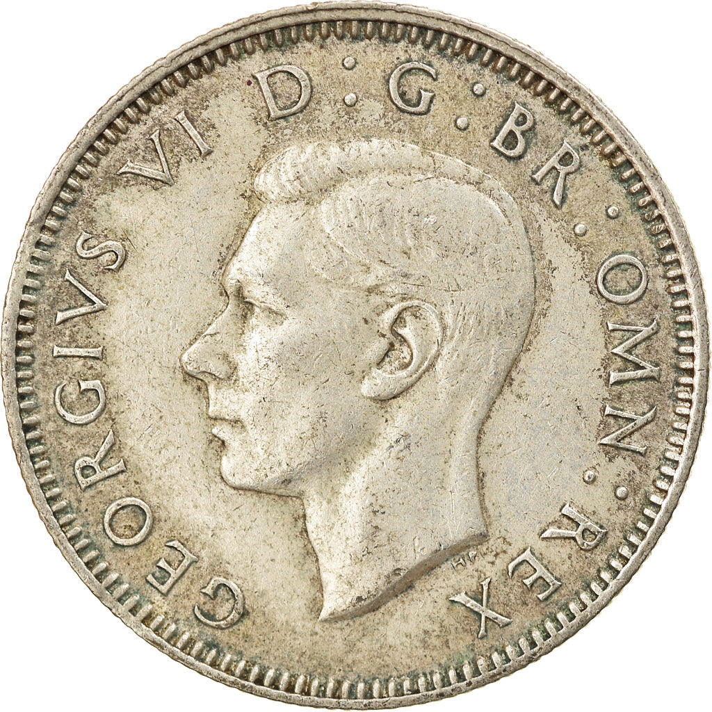 Coin, Great Britain, George VI, Shilling, 1946, EF(40-45), Silver, KM:854