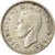 Moneta, Gran Bretagna, George VI, 6 Pence, 1943, BB+, Argento, KM:852