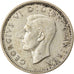 Moneta, Gran Bretagna, George VI, 6 Pence, 1943, BB+, Argento, KM:852