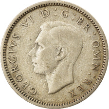 Coin, Great Britain, George VI, 6 Pence, 1944, AU(50-53), Silver, KM:852