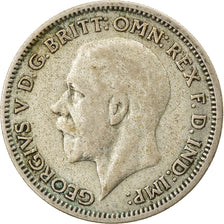 Coin, Great Britain, George V, 6 Pence, 1931, EF(40-45), Silver, KM:832