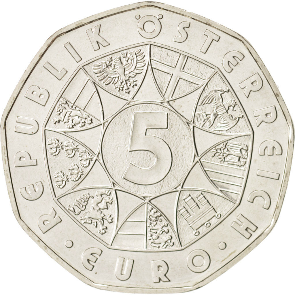 Österreich, 5 Euro, 2005, Vienna, UNZ, Silber, KM:3117