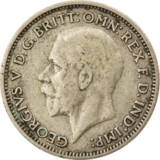 Coin, Great Britain, George V, 6 Pence, 1933, EF(40-45), Silver, KM:832