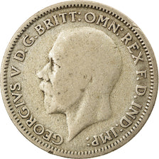 Münze, Großbritannien, George V, 6 Pence, 1935, S+, Silber, KM:832