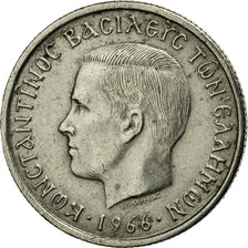 Coin, Greece, Constantine II, 50 Lepta, 1966, AU(50-53), Copper-nickel, KM:88
