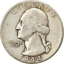 Coin, United States, Washington Quarter, Quarter, 1944, U.S. Mint, Philadelphia