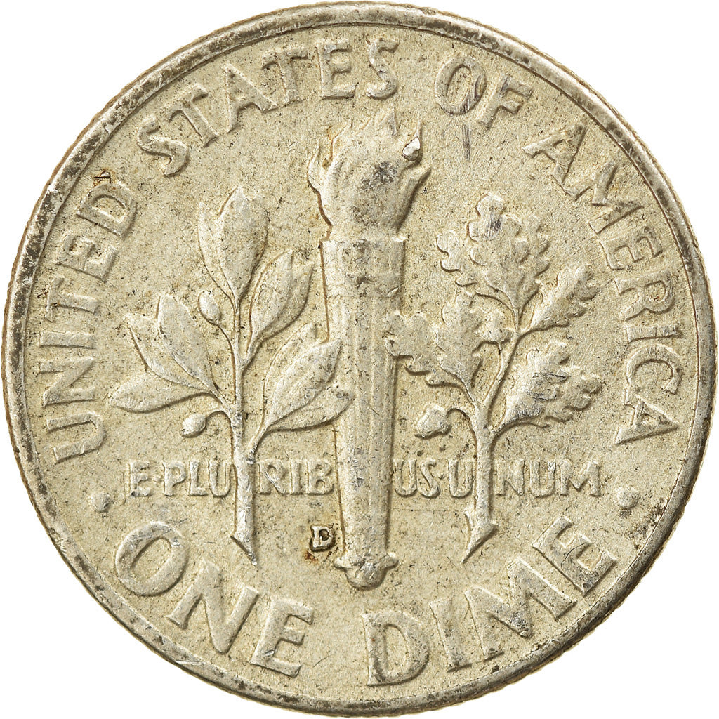 Coin, United States, Roosevelt Dime, Dime, 1959, U.S. Mint, Denver, AU(50-53)
