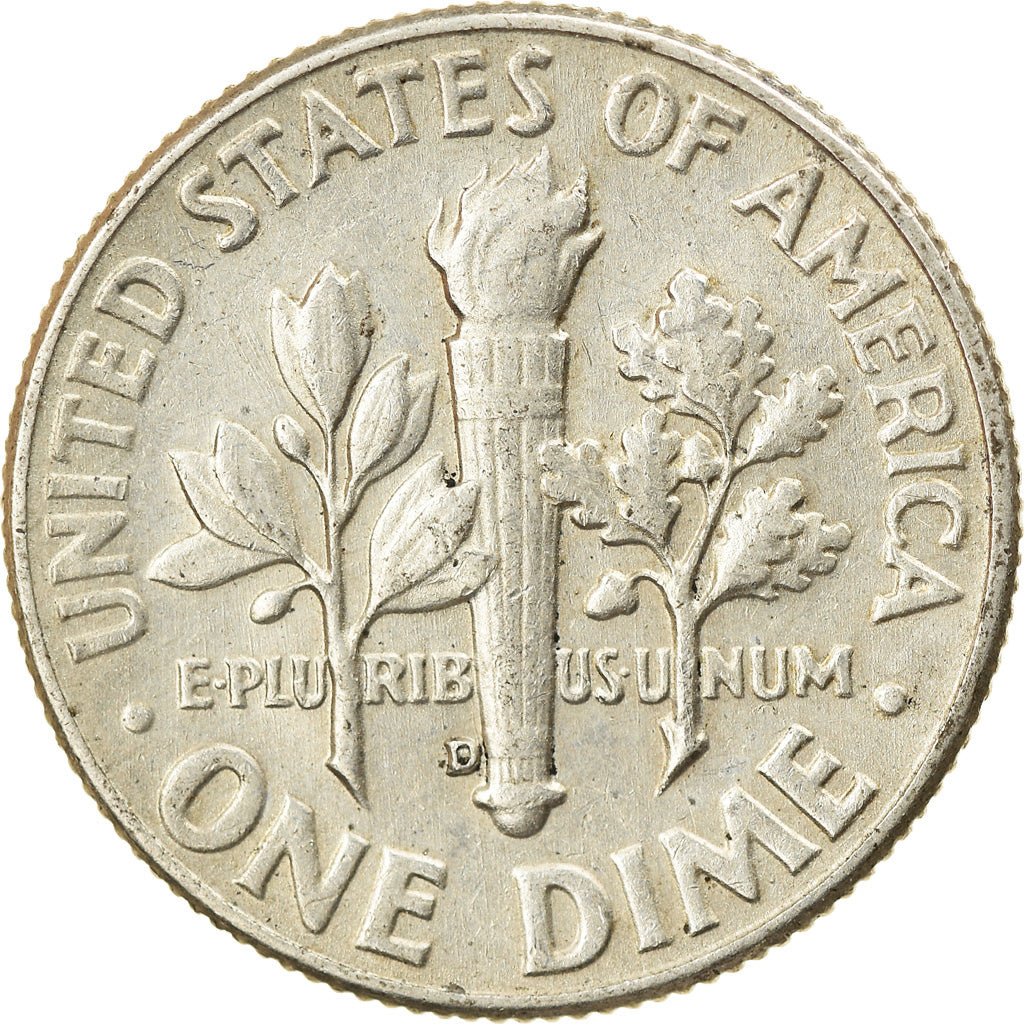 Coin, United States, Roosevelt Dime, Dime, 1964, U.S. Mint, Denver, AU(50-53)