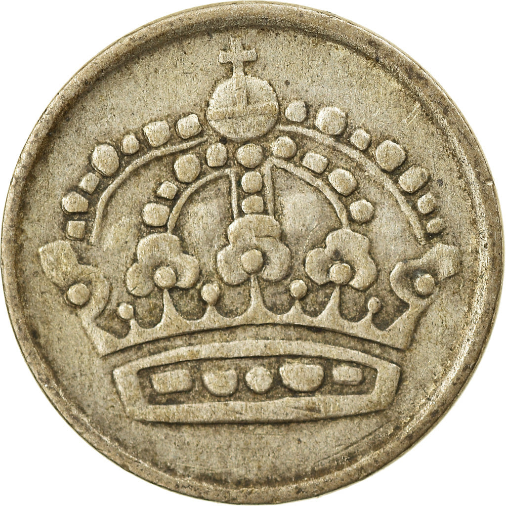 Münze, Schweden, Gustaf VI, 10 Öre, 1955, SS, Silber, KM:823