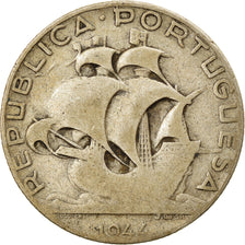 Coin, Portugal, 2-1/2 Escudos, 1944, F(12-15), Silver, KM:580