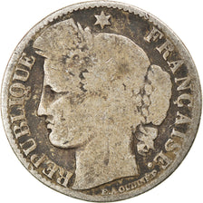 Moneda, Francia, Cérès, 50 Centimes, 1888, Paris, BC, Plata, KM:834.1