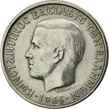 Coin, Greece, Constantine II, Drachma, 1966, AU(50-53), Copper-nickel, KM:89