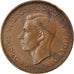 Coin, Great Britain, George VI, Farthing, 1952, AU(55-58), Bronze, KM:867
