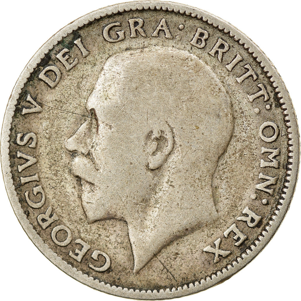 Coin, Great Britain, George V, 6 Pence, 1923, F(12-15), Silver, KM:815a.1