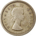 Coin, South Africa, Elizabeth II, Shilling, 1954, Pretoria, VF(20-25), Silver