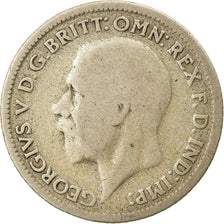 Coin, Great Britain, George V, 6 Pence, 1930, F(12-15), Silver, KM:832