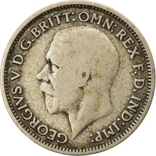 Münze, Großbritannien, George V, 6 Pence, 1934, S+, Silber, KM:832