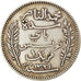 Coin, Tunisia, Muhammad al-Nasir Bey, Franc, 1911, Paris, EF(40-45), Silver